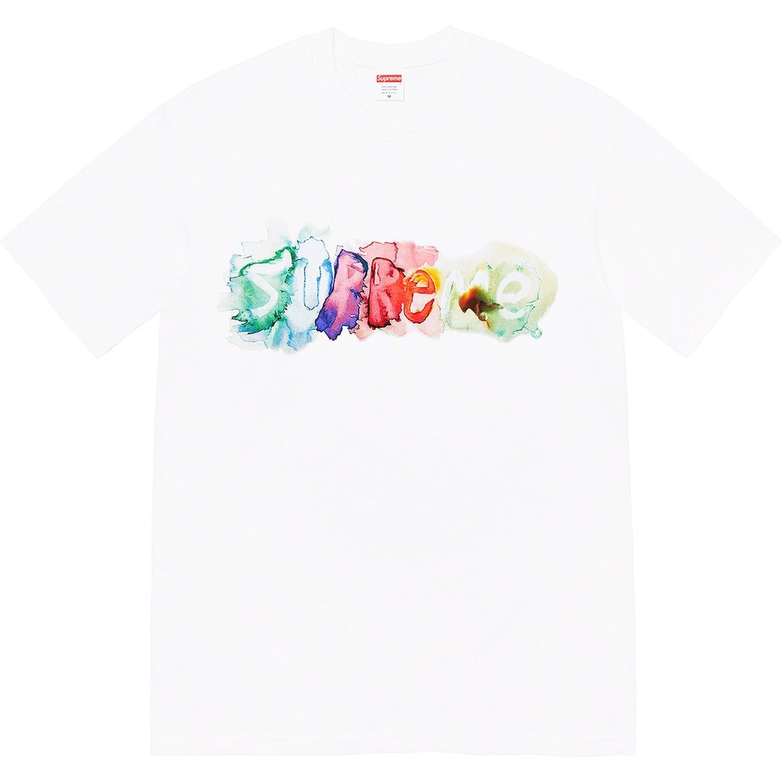 Details on Watercolor Tee White from spring summer
                                                    2023 (Price is $40)