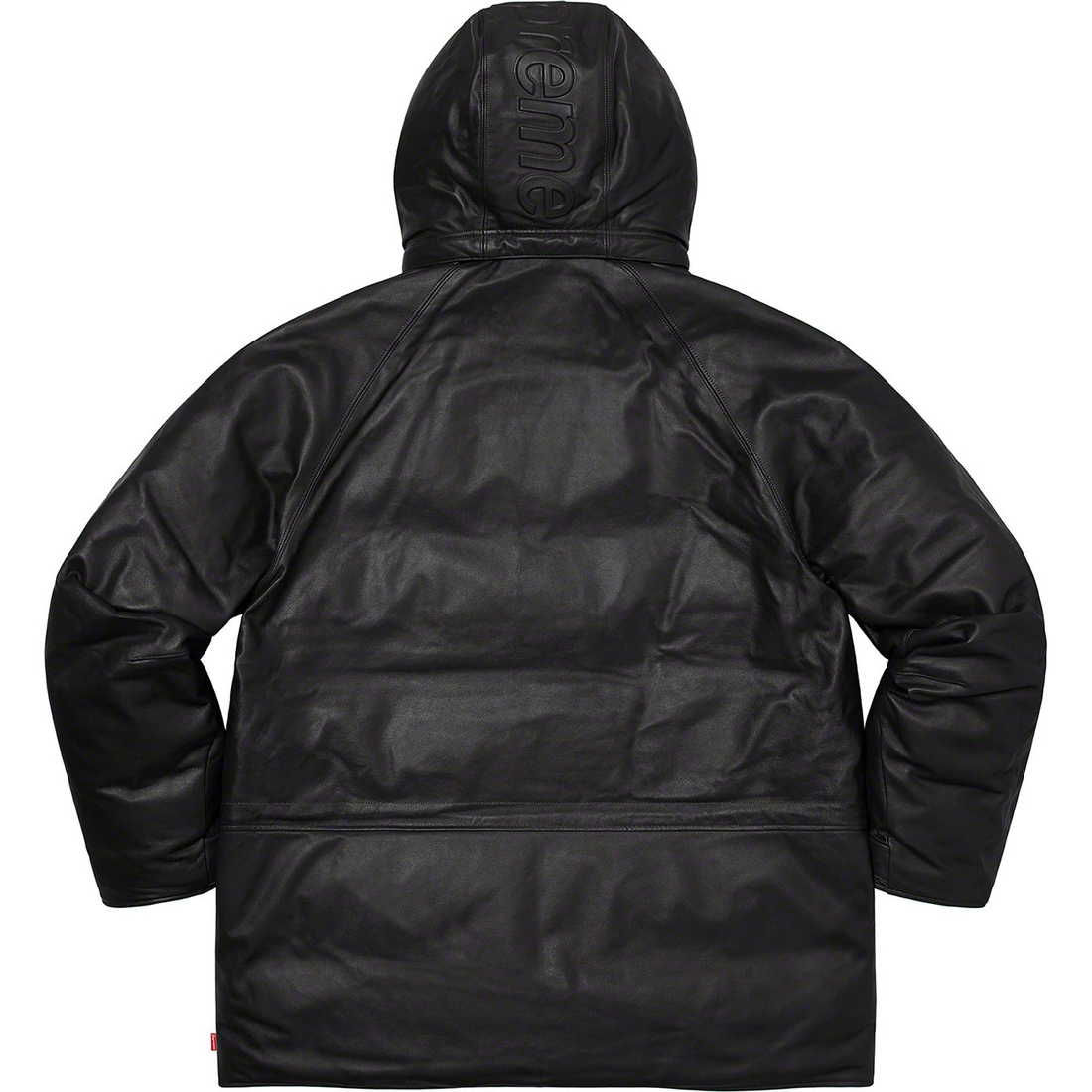 Details on GORE-TEX Leather 700-Fill Down Parka Black from spring summer
                                                    2023 (Price is $1198)