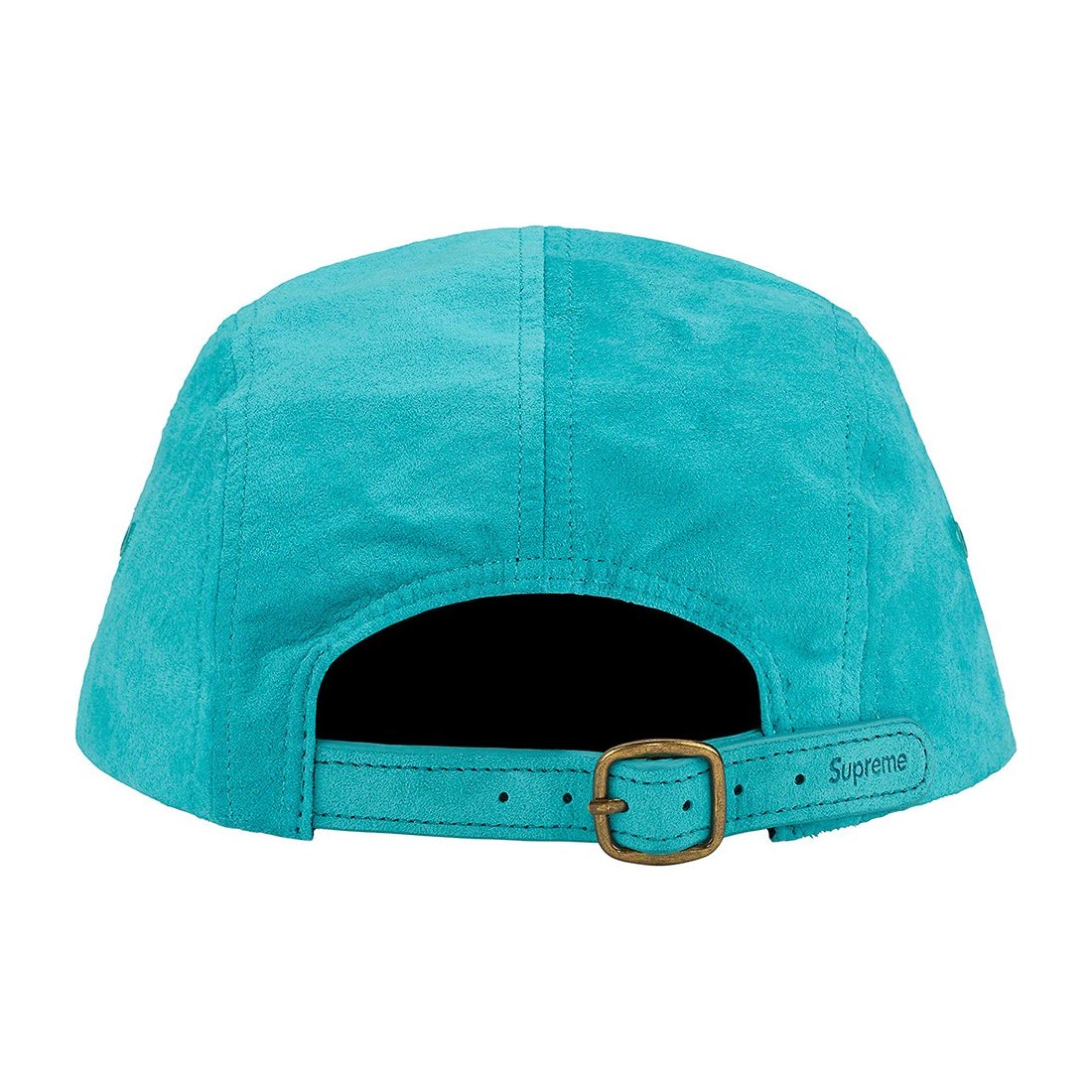 Details on Suede Camp Cap Teal from spring summer 2023 (Price is $68)