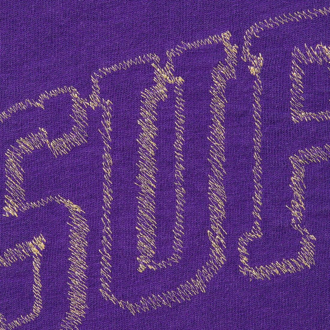 Details on Sketch Embroidered S S Top Purple from spring summer 2023 (Price is $78)