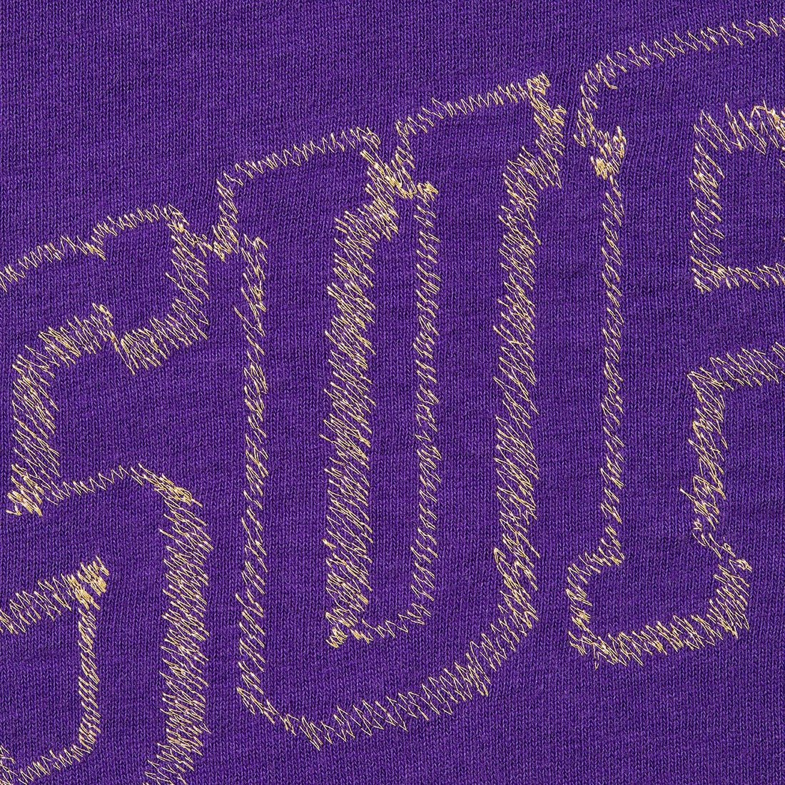 Details on Sketch Embroidered S S Top Purple from spring summer
                                                    2023 (Price is $78)