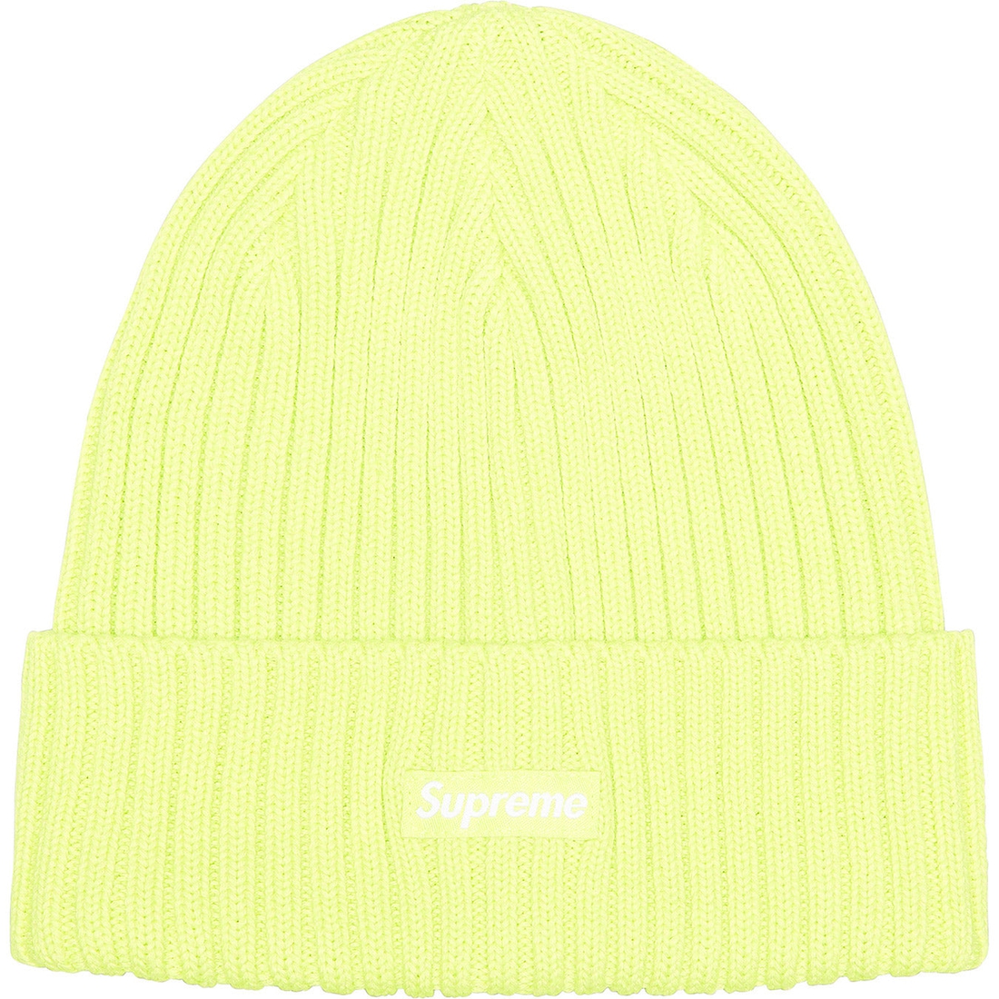 Details on Overdyed Beanie Light Lime from spring summer 2023 (Price is $38)