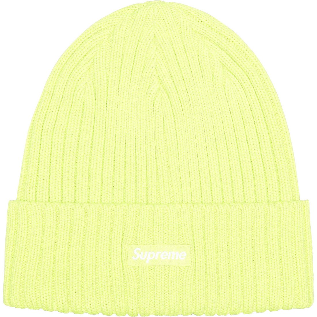 Details on Overdyed Beanie Light Lime from spring summer
                                                    2023 (Price is $38)