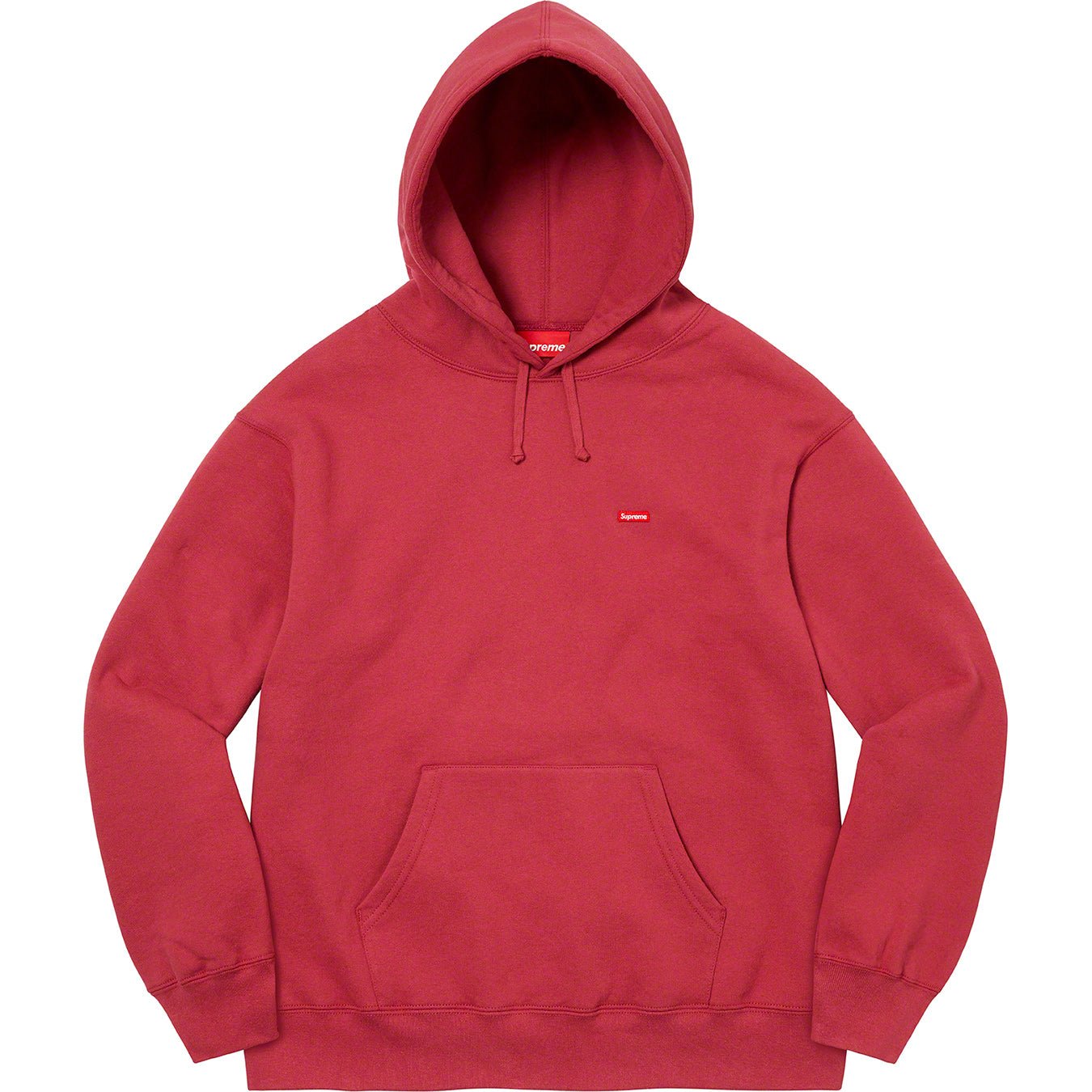 Supreme Small Box Hooded Sweatshirt Dark Red