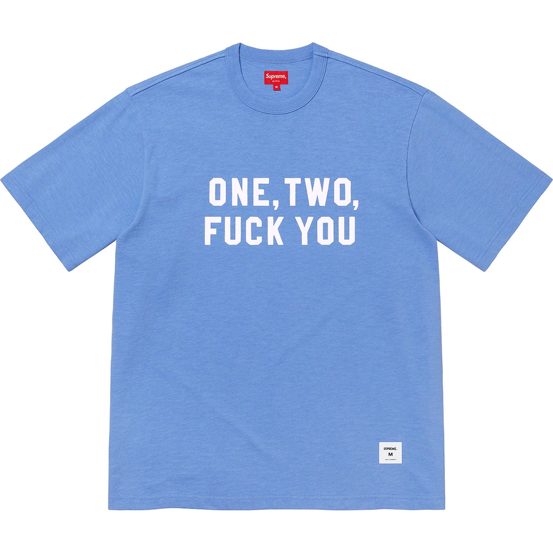 Details on One Two Fuck You S S Top Royal from spring summer 2023 (Price is $68)