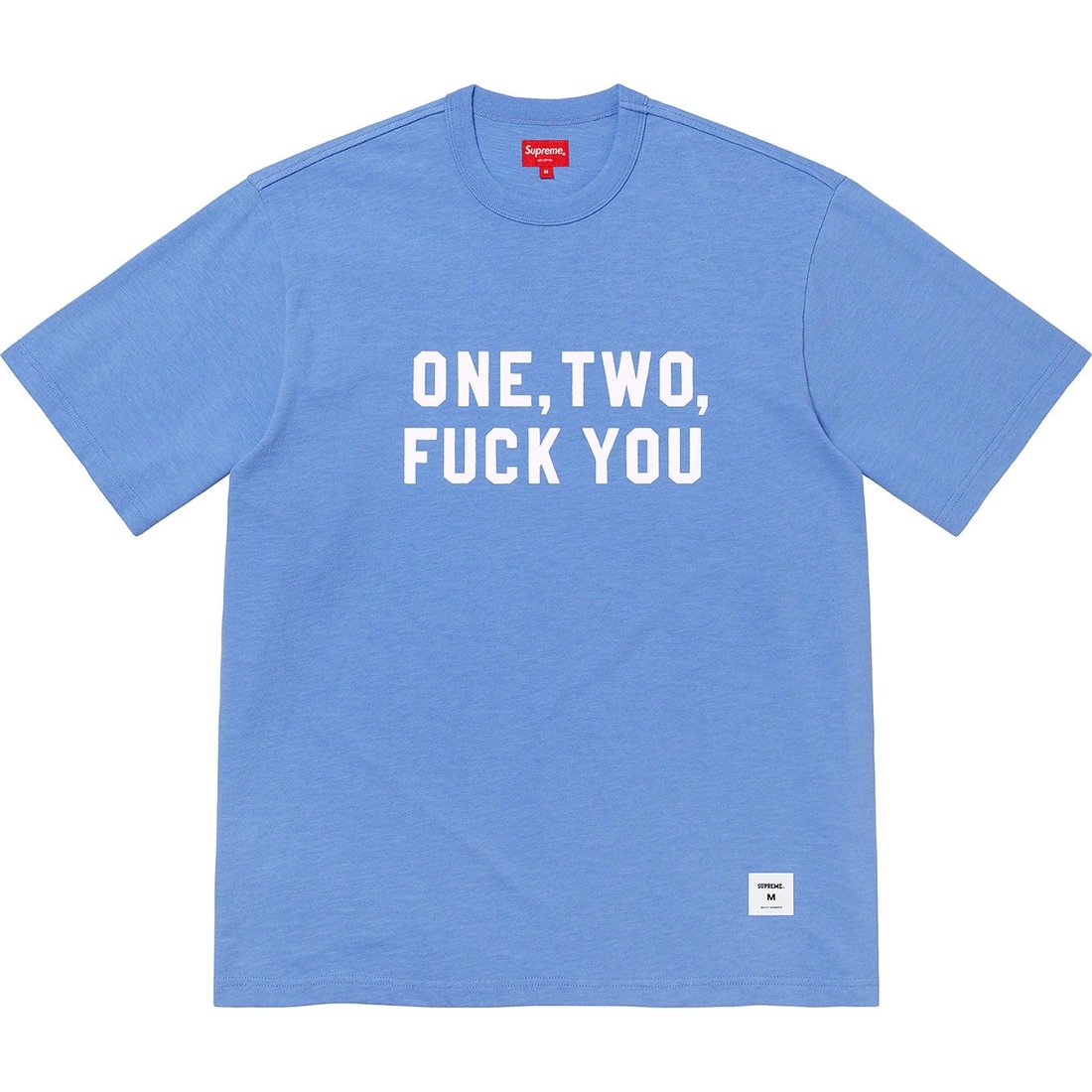 Details on One Two Fuck You S S Top Royal from spring summer
                                                    2023 (Price is $68)