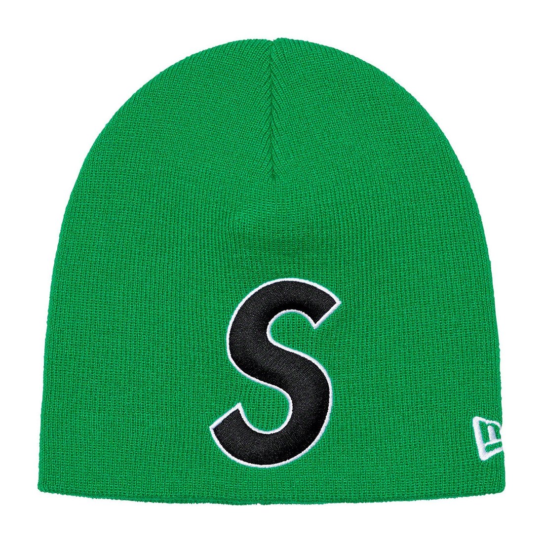 Details on New Era S Logo Beanie Green from spring summer
                                                    2023 (Price is $40)