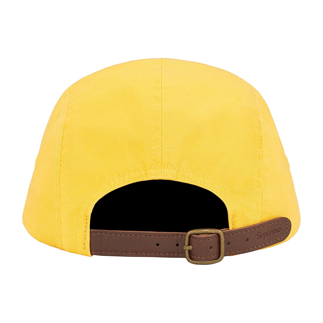 Details on Washed Chino Twill Camp Cap Yellow from spring summer 2023 (Price is $48)