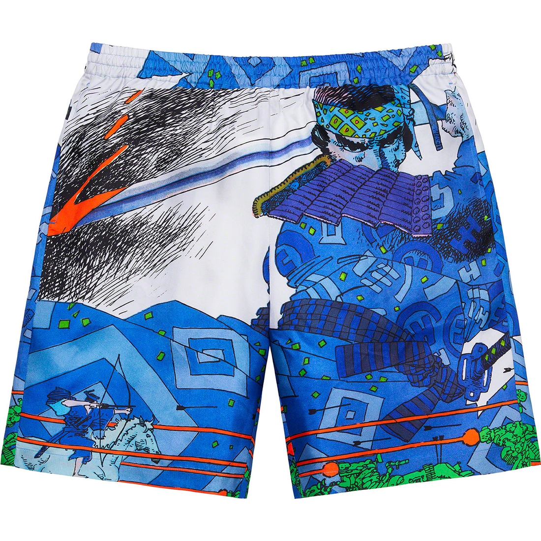 Details on Ronin Silk Short Blue from spring summer 2023 (Price is $148)