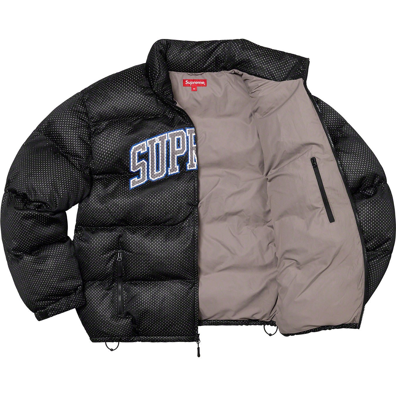 Supreme Mesh Jersey Puffer Jacket