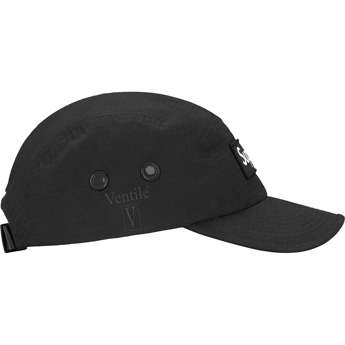Details on Ventile Camp Cap Black from spring summer 2023 (Price is $54)