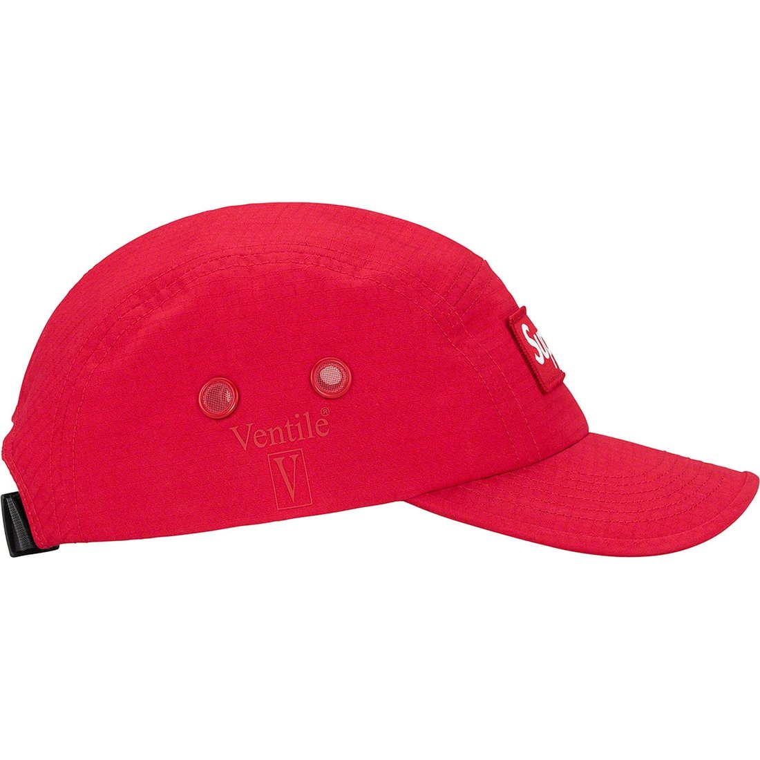 Details on Ventile Camp Cap Red from spring summer
                                                    2023 (Price is $54)