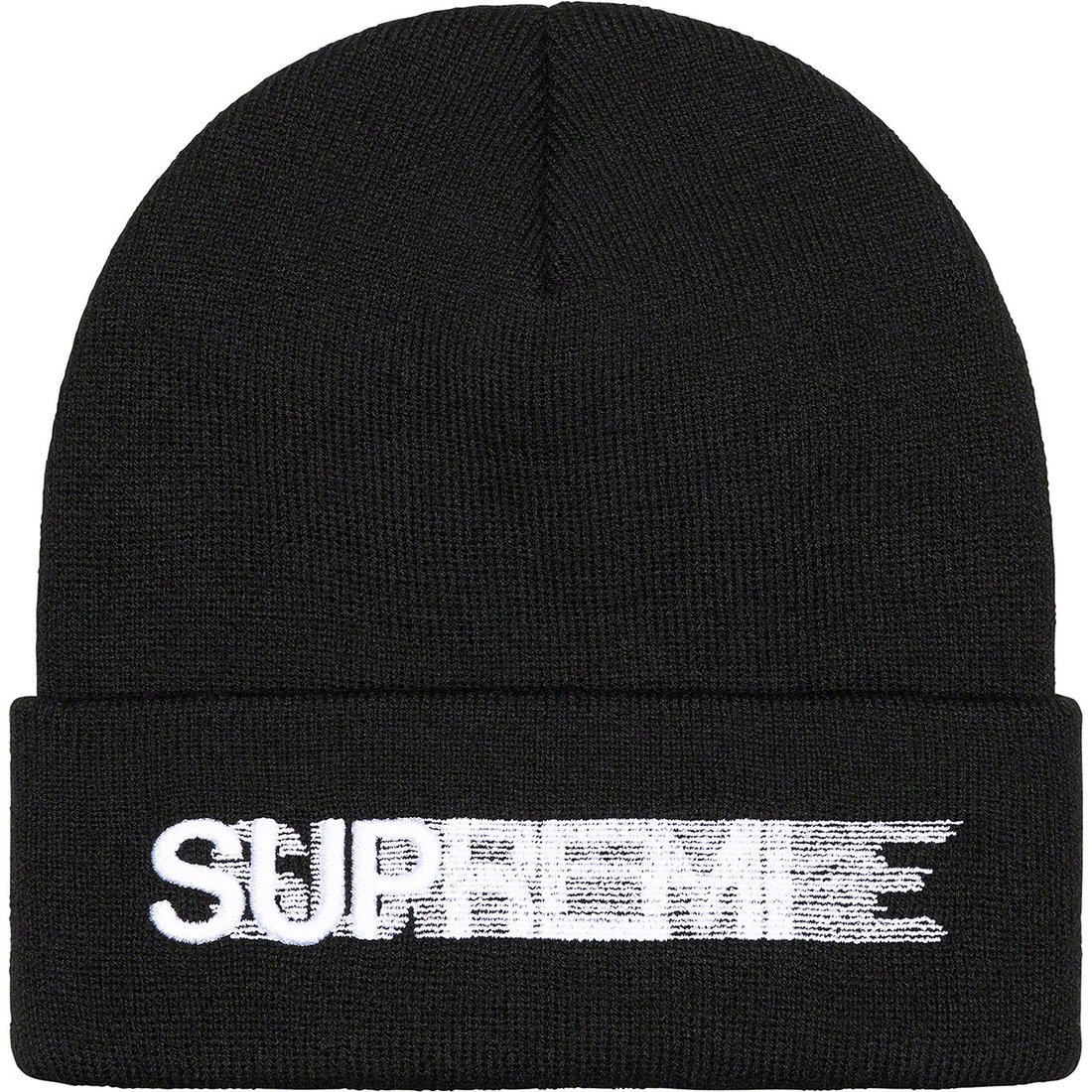 Details on Motion Logo Beanie Black from spring summer
                                                    2023 (Price is $38)