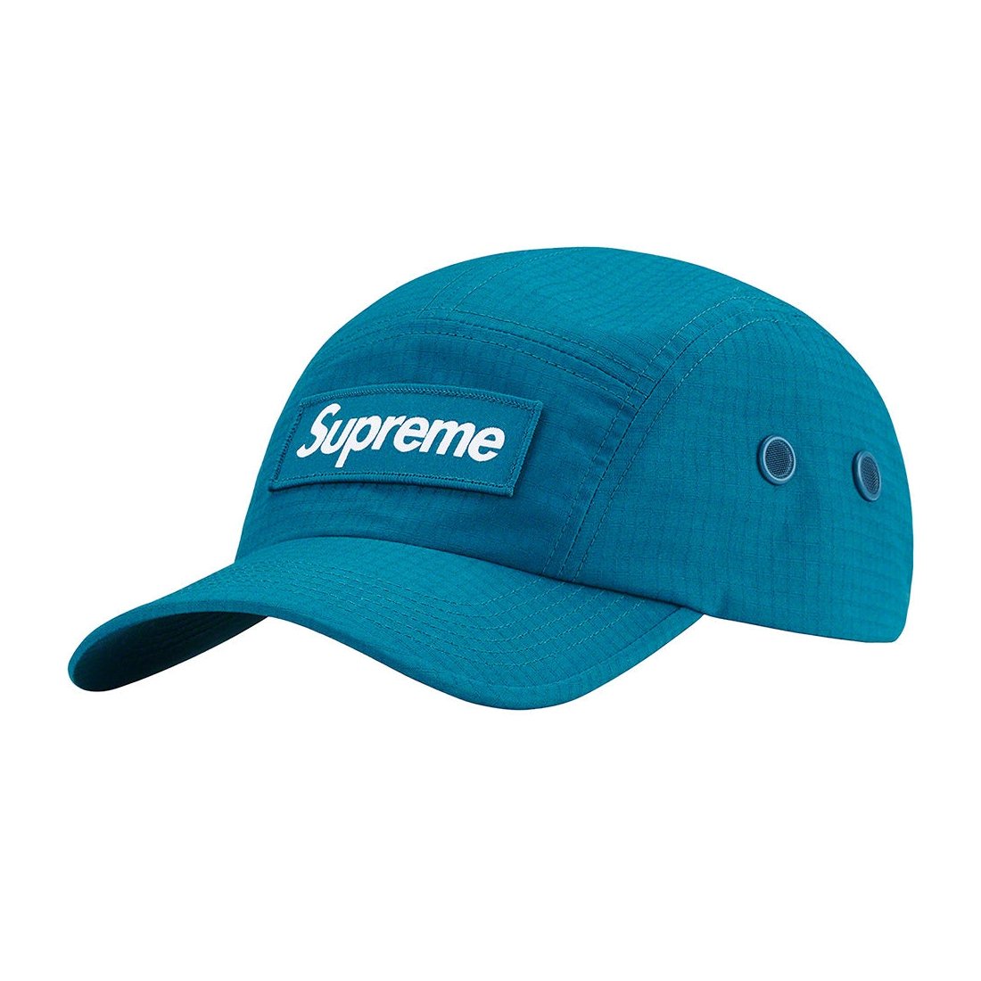 Details on Ventile Camp Cap Teal from spring summer 2023 (Price is $54)