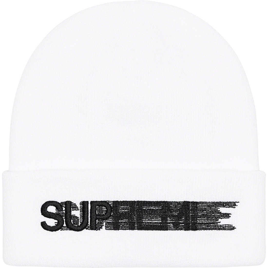 Details on Motion Logo Beanie White from spring summer 2023 (Price is $38)