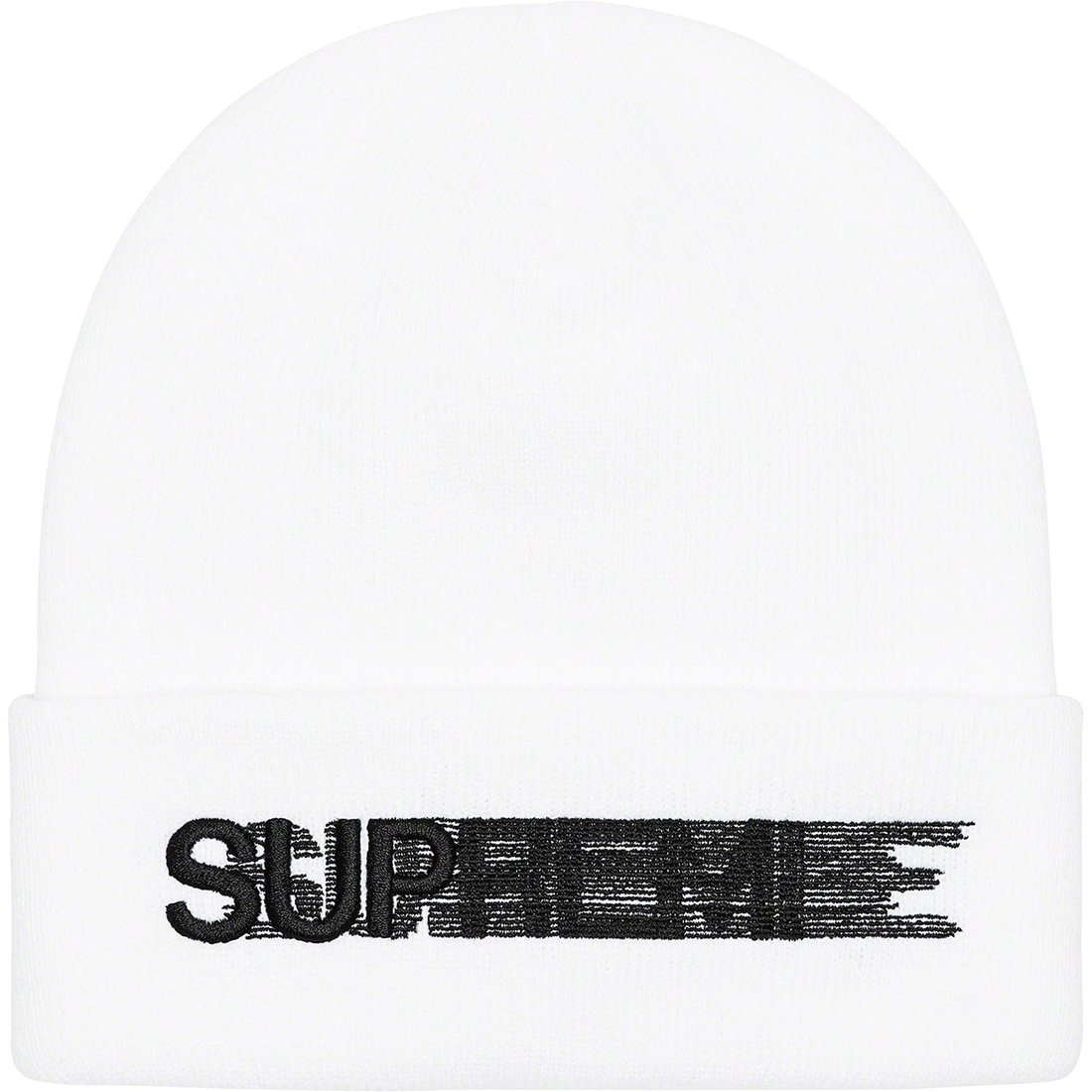 Details on Motion Logo Beanie White from spring summer
                                                    2023 (Price is $38)