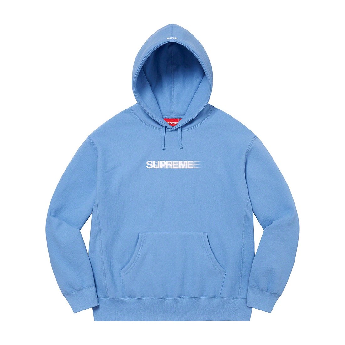 Motion Logo Hooded Sweatshirt Light Blue