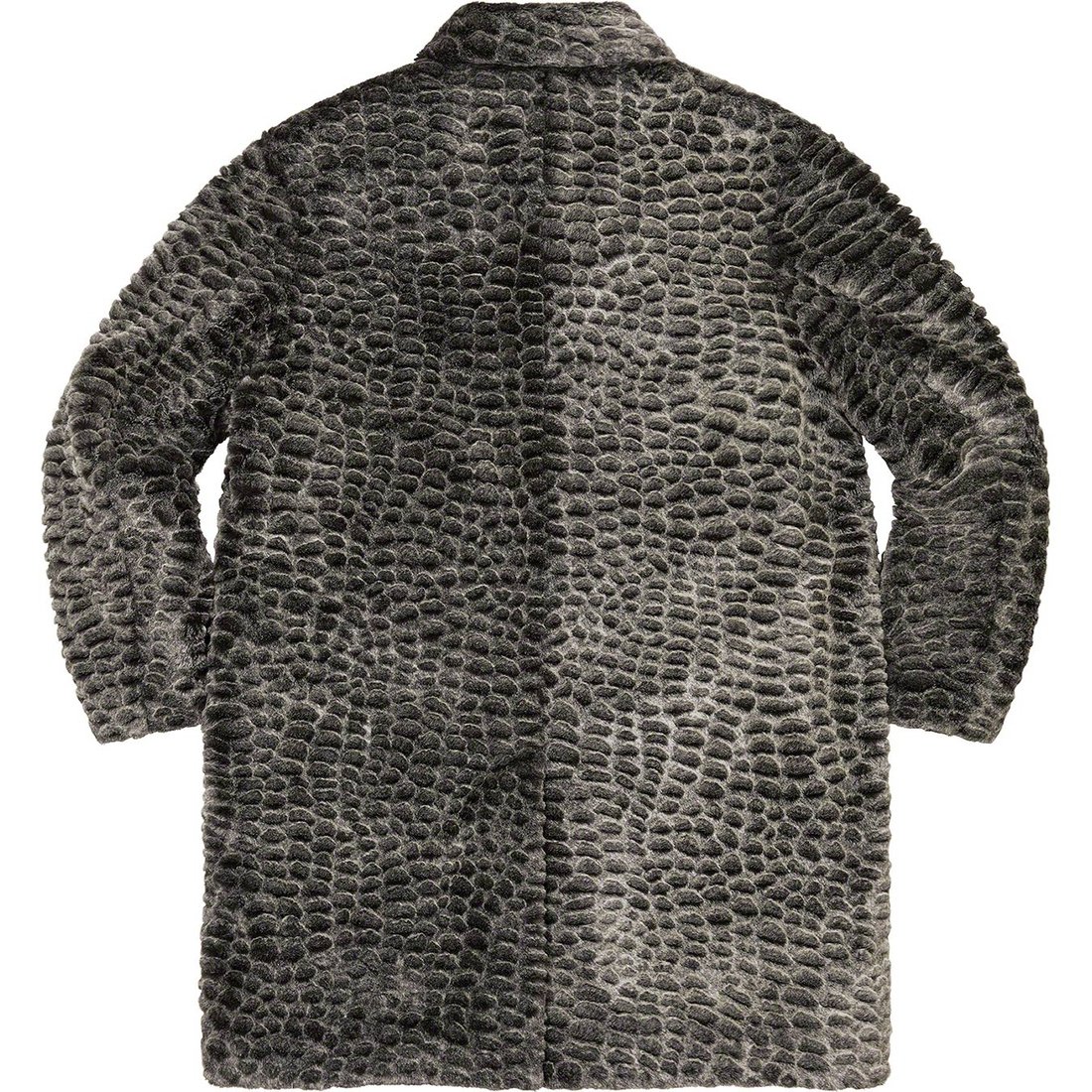 Details on Croc Faux Fur Overcoat Black from spring summer
                                                    2023 (Price is $398)