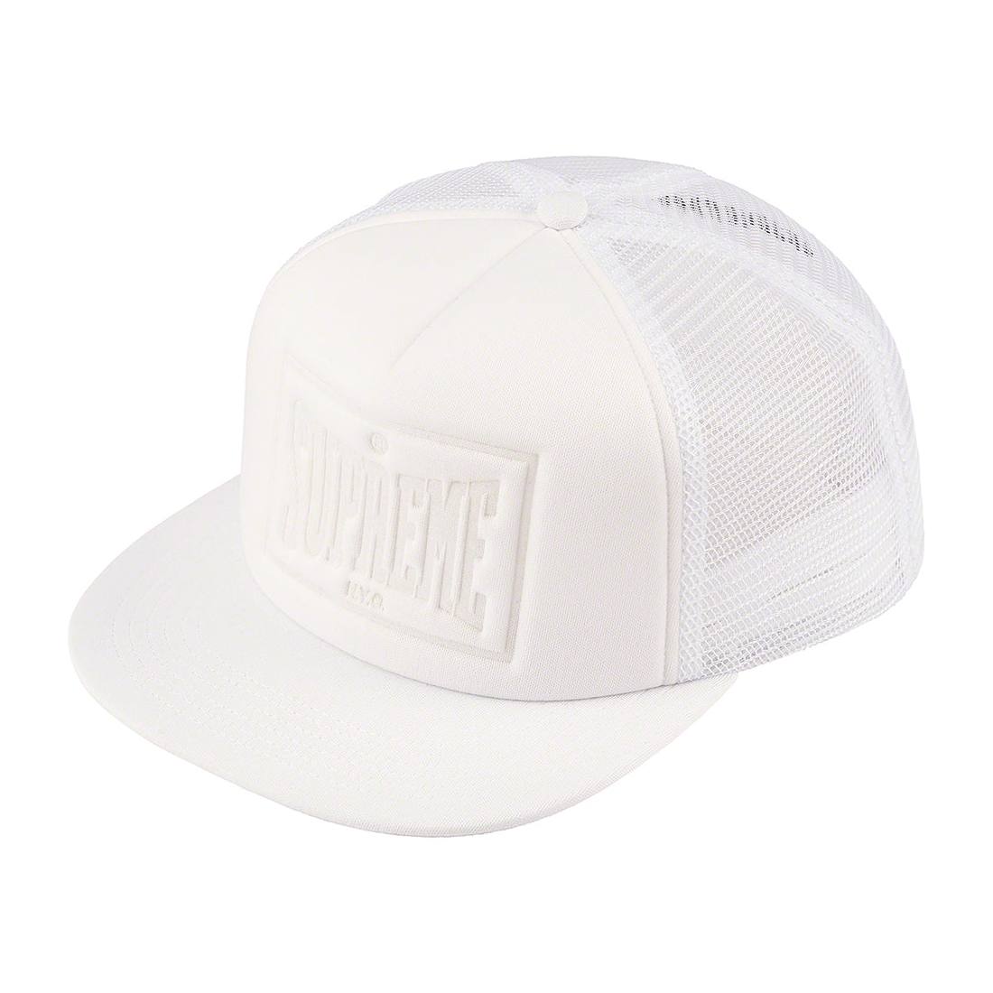 Details on Stamped Mesh Back 5-Panel White from spring summer
                                                    2023 (Price is $48)