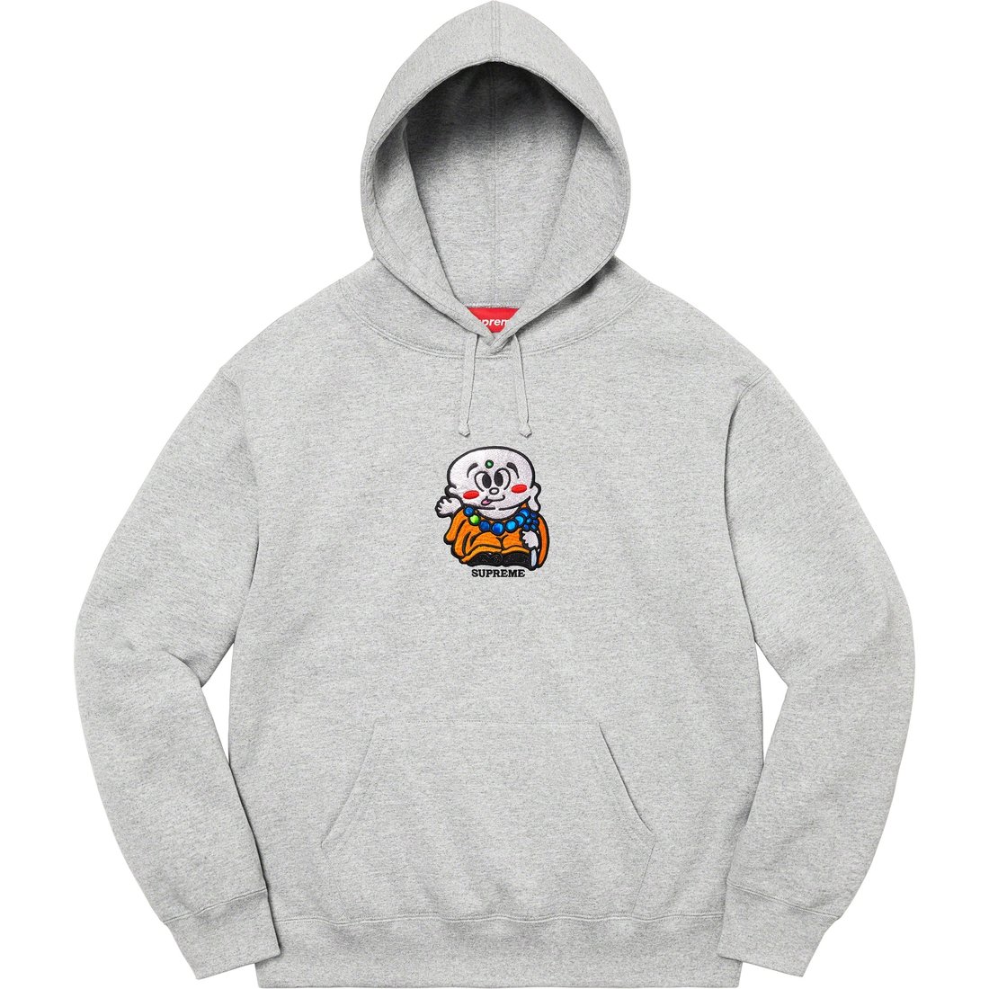 Details on AOI Buddha Hooded Sweatshirt Heather Grey from spring summer
                                                    2023 (Price is $158)