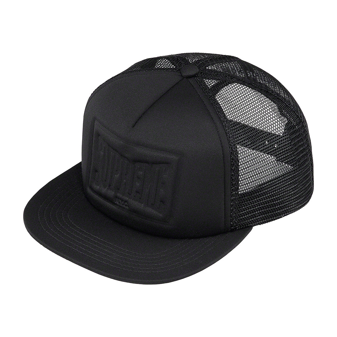Details on Stamped Mesh Back 5-Panel Black from spring summer
                                                    2023 (Price is $48)
