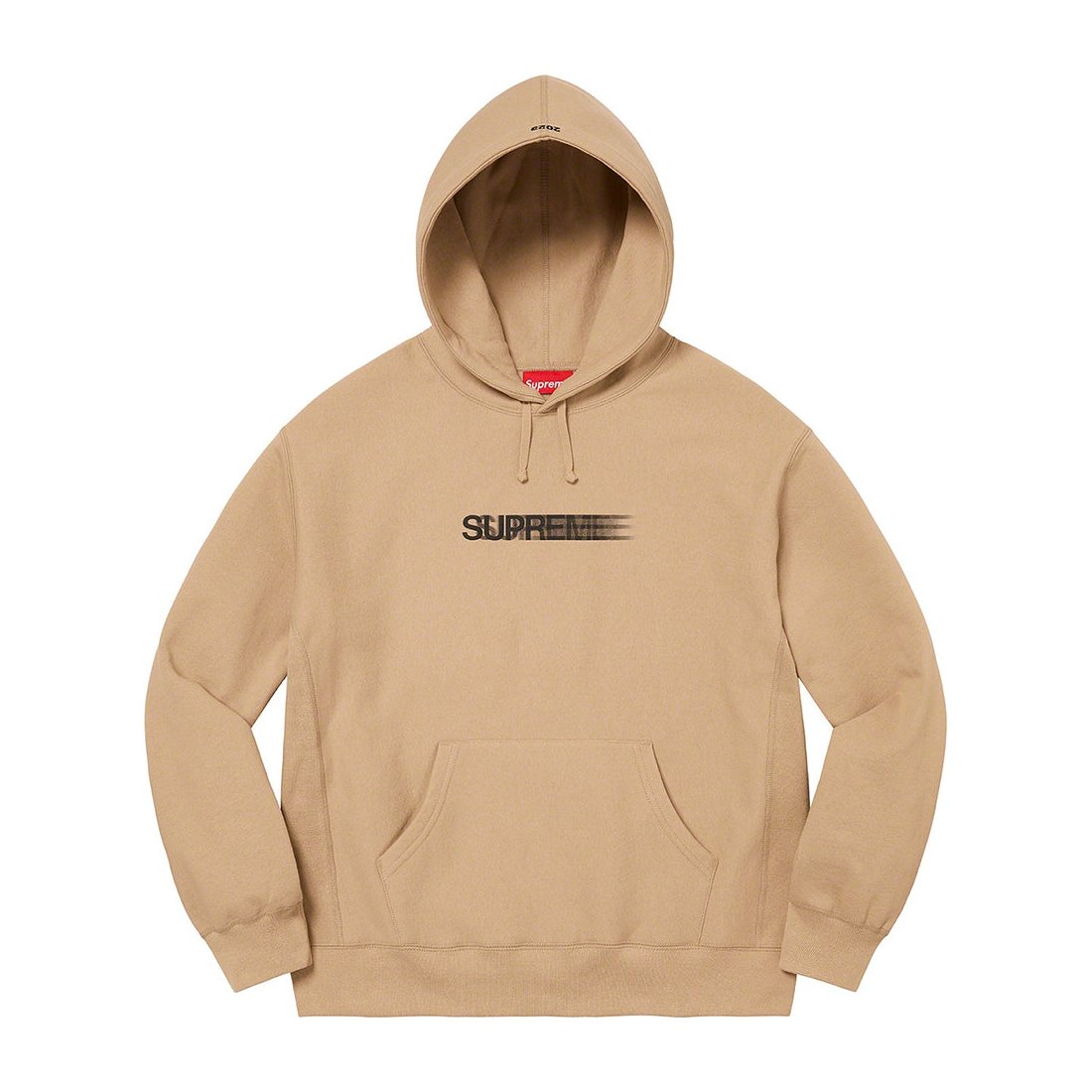 Motion Logo Hooded Sweatshirt Dark Tan