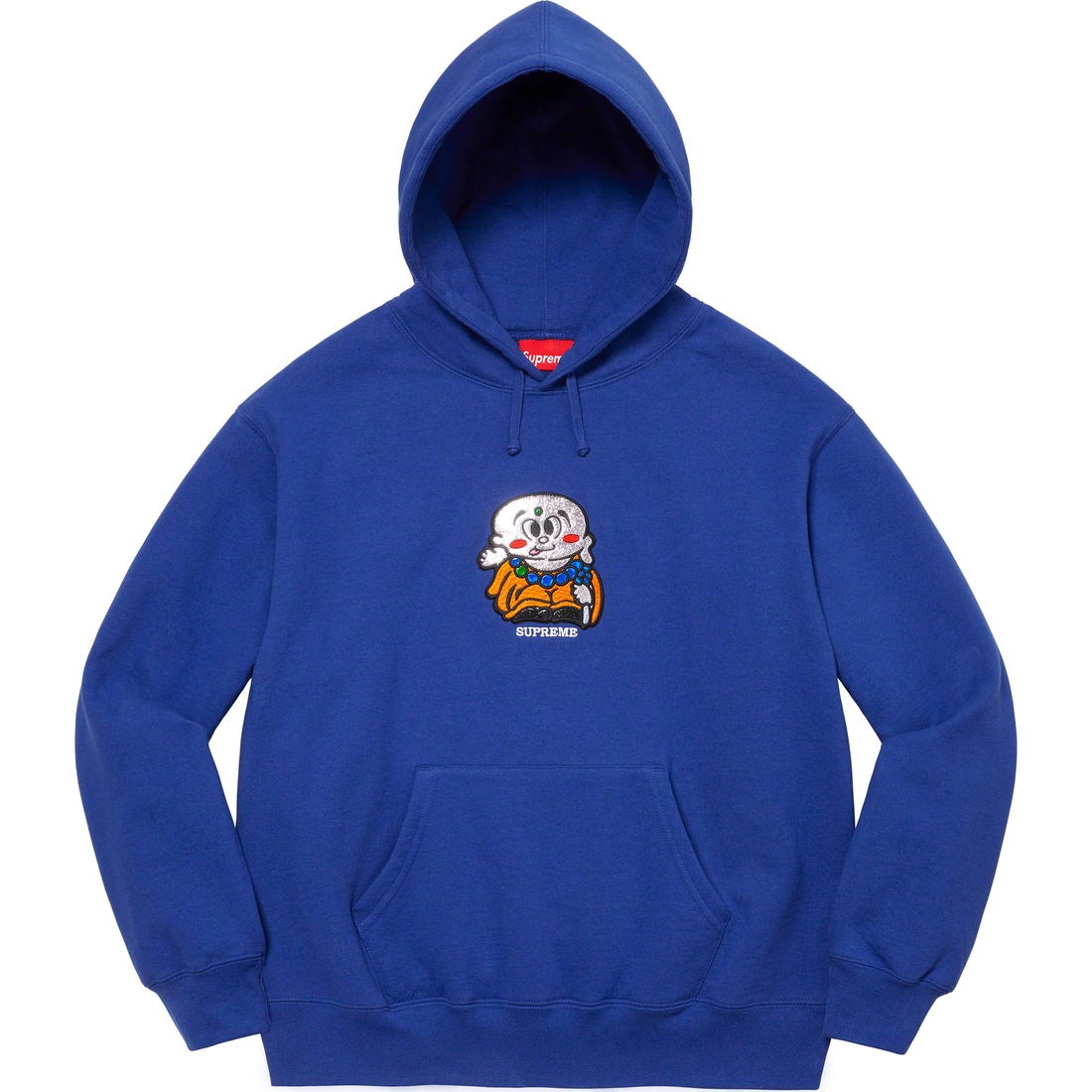 Details on AOI Buddha Hooded Sweatshirt Royal from spring summer 2023 (Price is $158)