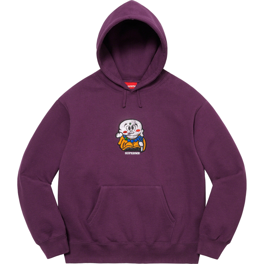 Details on AOI Buddha Hooded Sweatshirt Eggplant from spring summer
                                                    2023 (Price is $158)