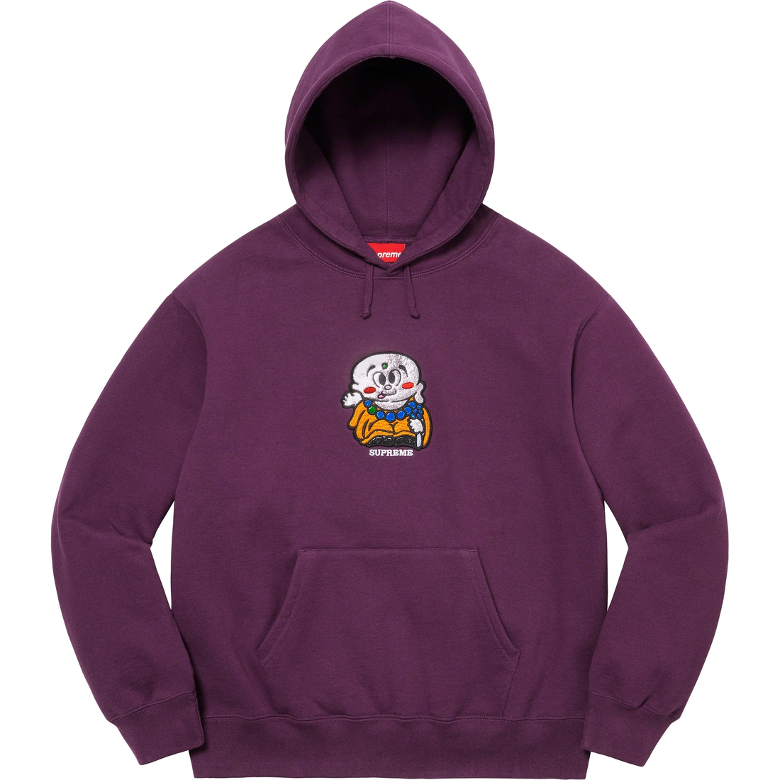 Supreme AOI Buddha Hooded Sweatshirt (SS23) - Eggplant - $158