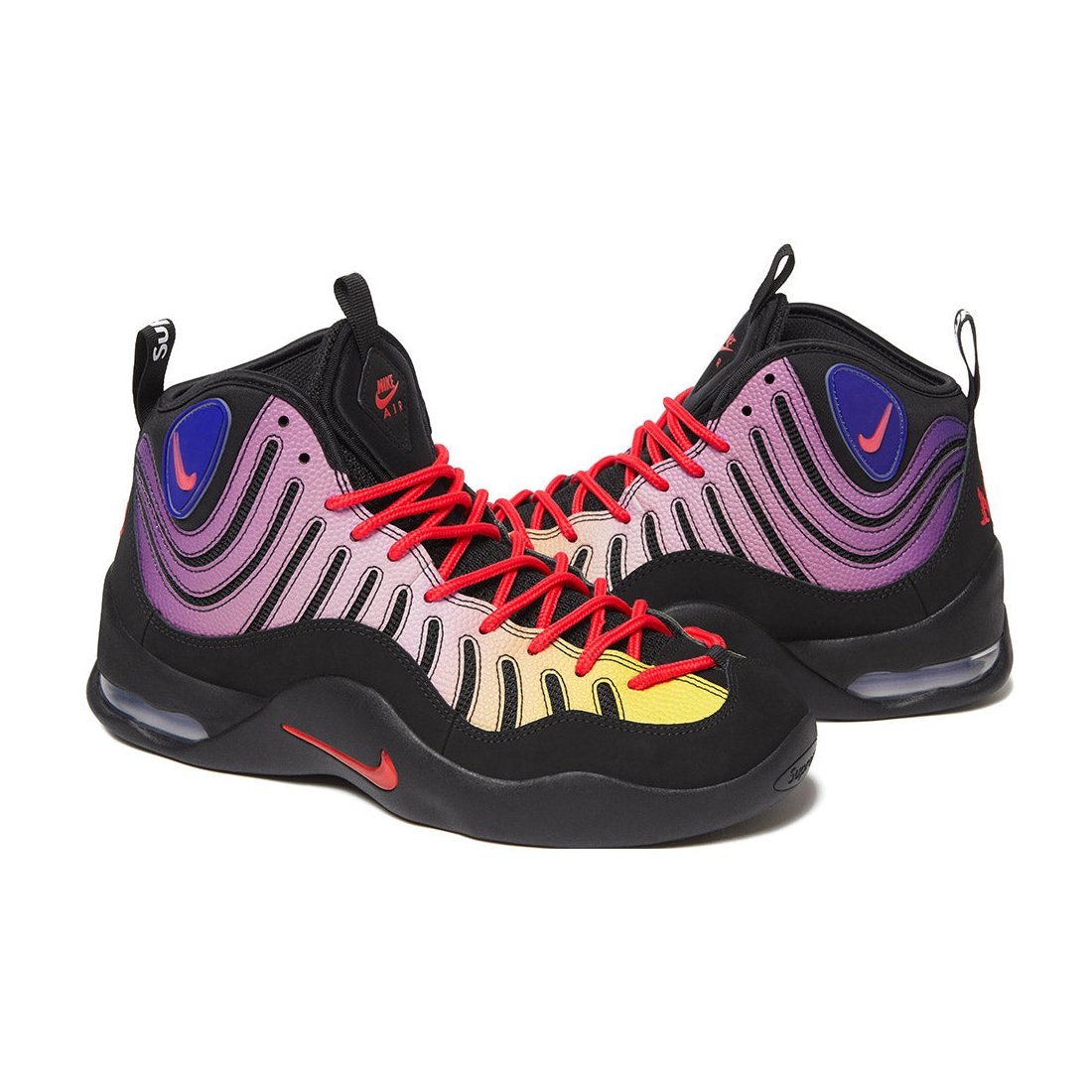 Details on Supreme Nike Air Bakin Black from spring summer
                                                    2023 (Price is $168)