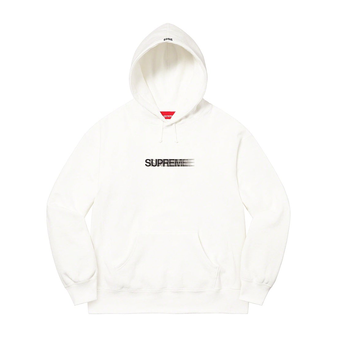 Motion Logo Hooded Sweatshirt White