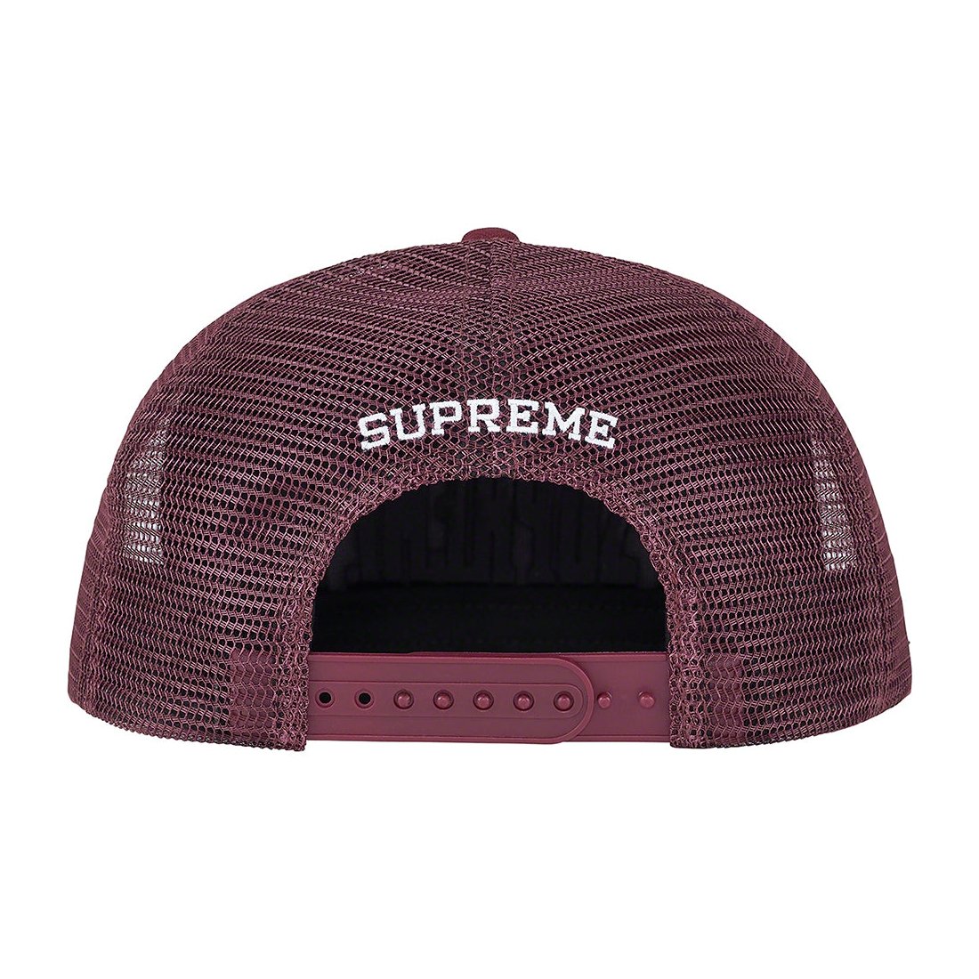 Details on Stamped Mesh Back 5-Panel Maroon from spring summer
                                                    2023 (Price is $48)