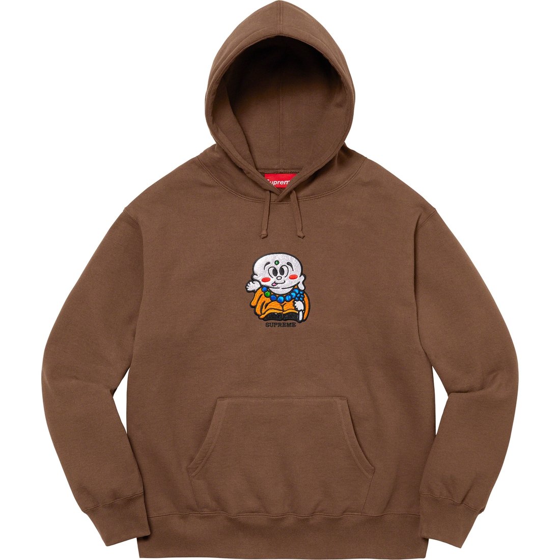 Details on AOI Buddha Hooded Sweatshirt Brown from spring summer
                                                    2023 (Price is $158)