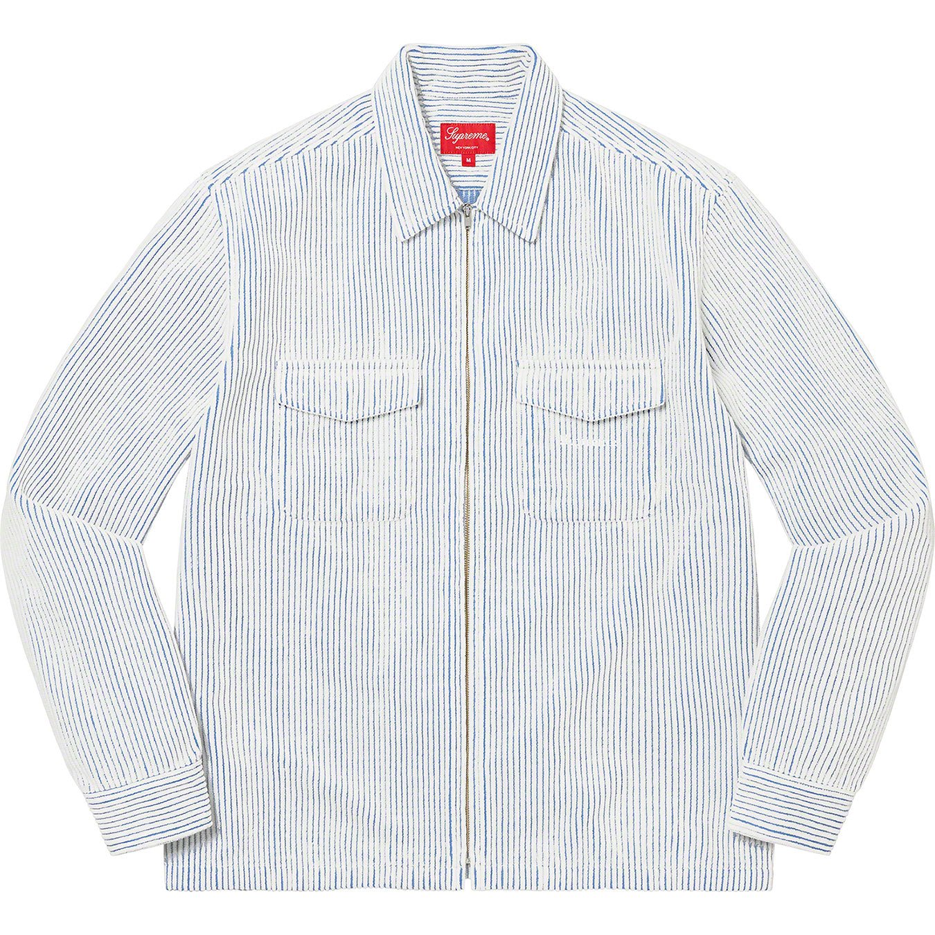 2 Tone Corduroy Zip Up Shirt   spring summer    Supreme