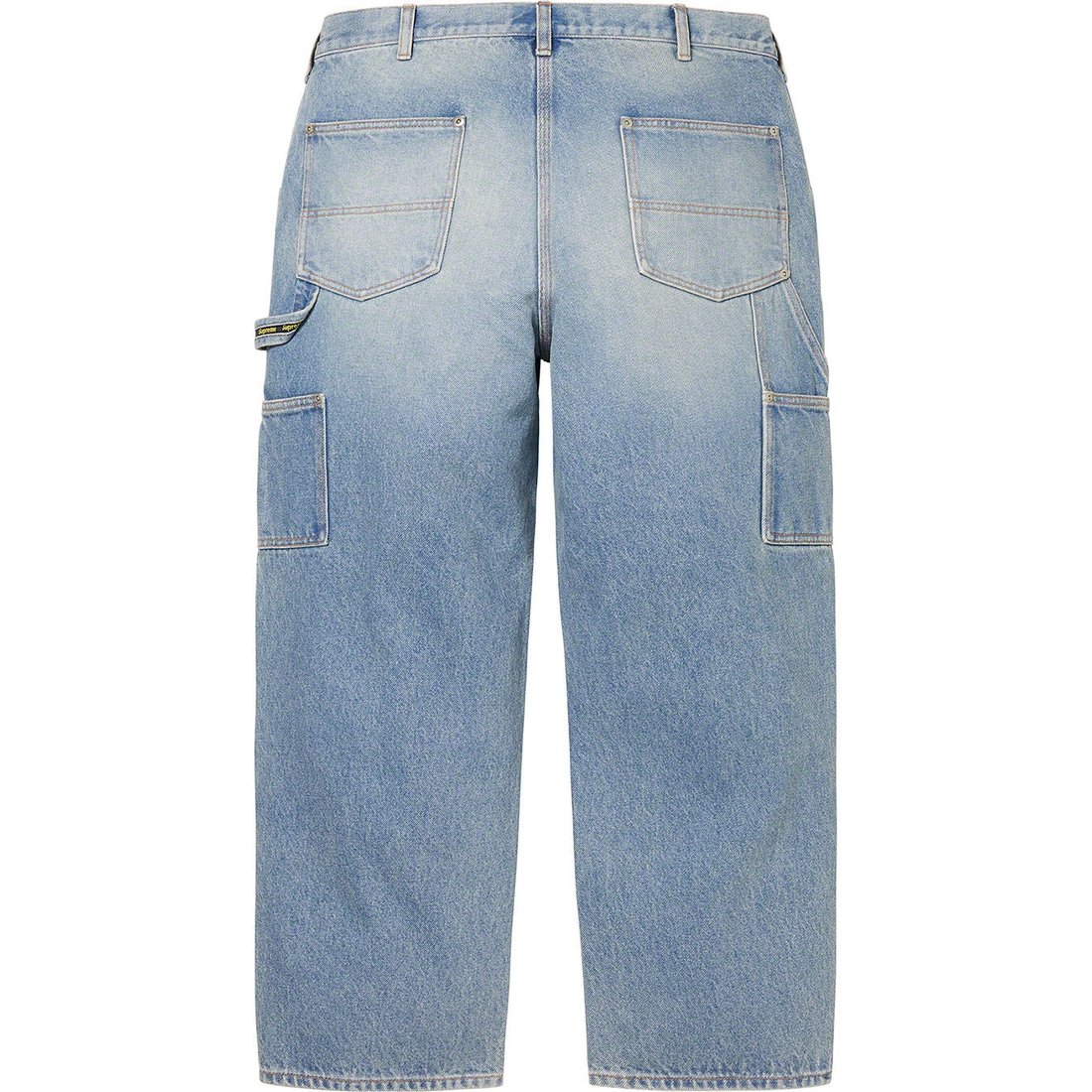 Details on Double Knee Painter Pant Washed Blue from spring summer
                                                    2023 (Price is $168)