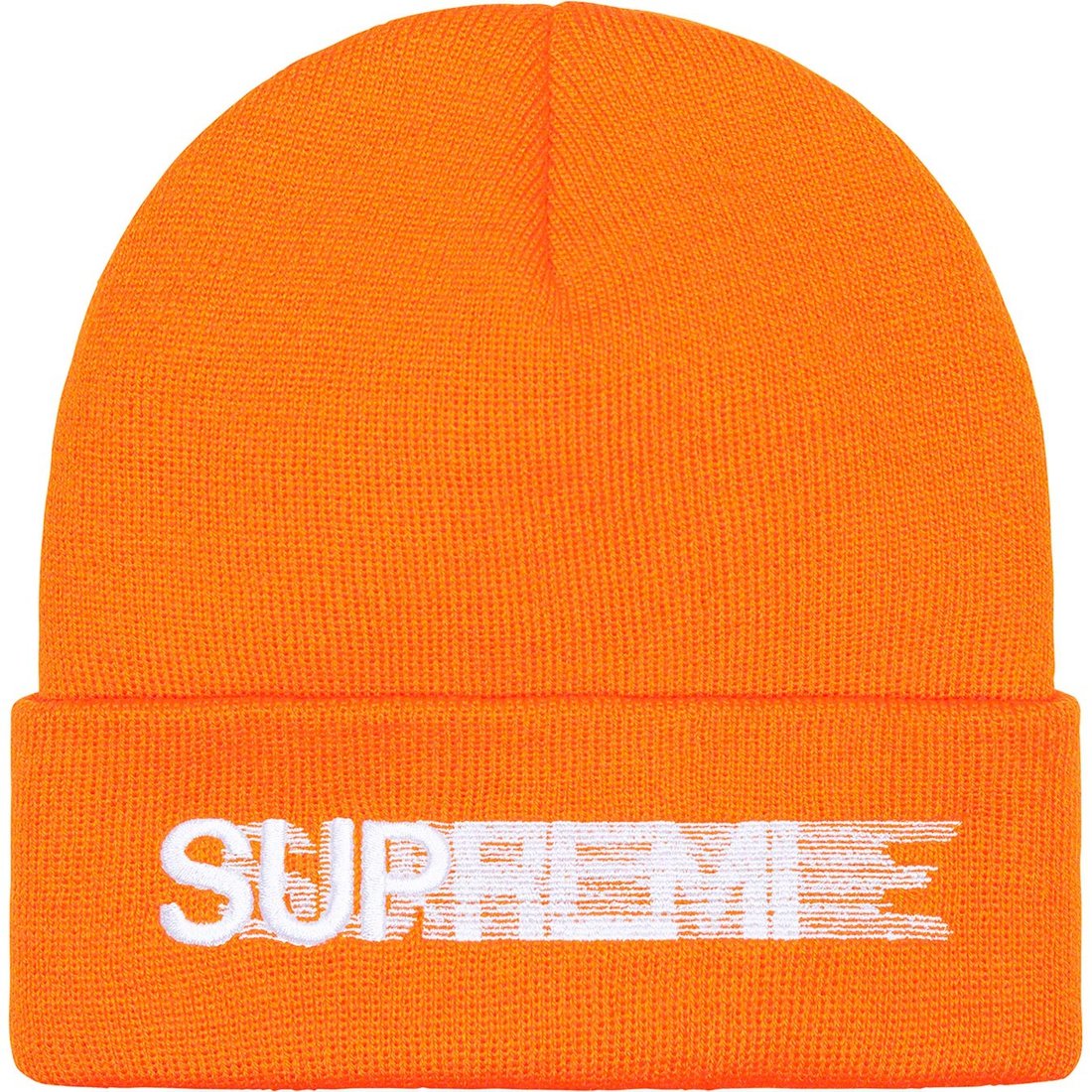 Details on Motion Logo Beanie Orange from spring summer
                                                    2023 (Price is $38)