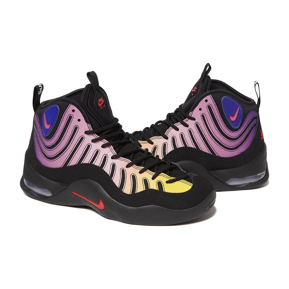 Details on Supreme Nike Air Bakin Black from spring summer 2023 (Price is $168)
