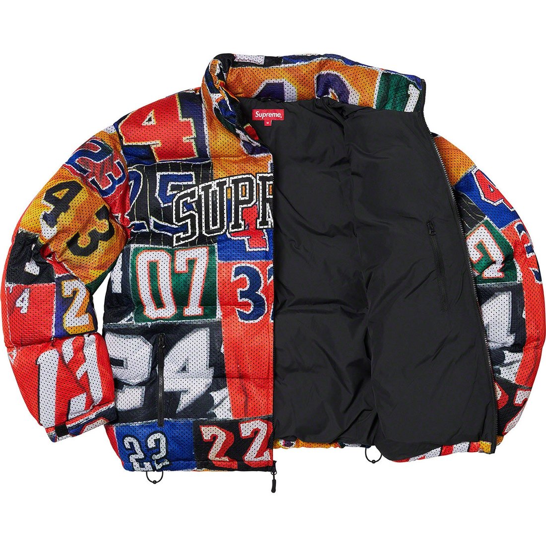 Details on Mesh Jersey Puffer Jacket Multicolor from spring summer 2023 (Price is $348)