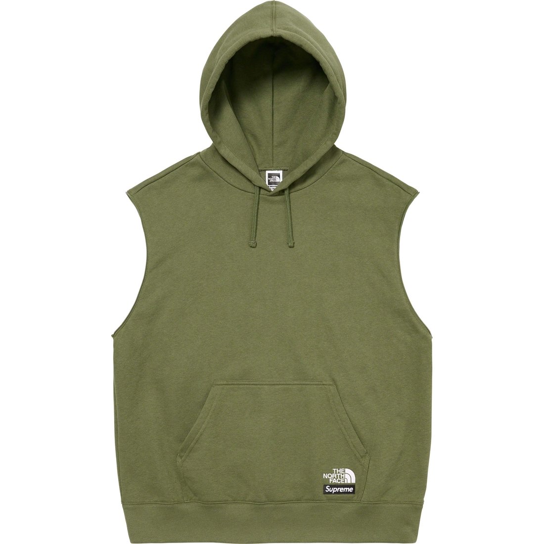 Details on Supreme The North Face Convertible Hooded Sweatshirt Olive from spring summer
                                                    2023 (Price is $148)