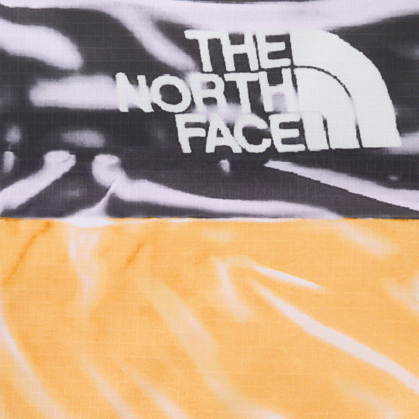 The North Face Printed Nuptse Jacket Yellow