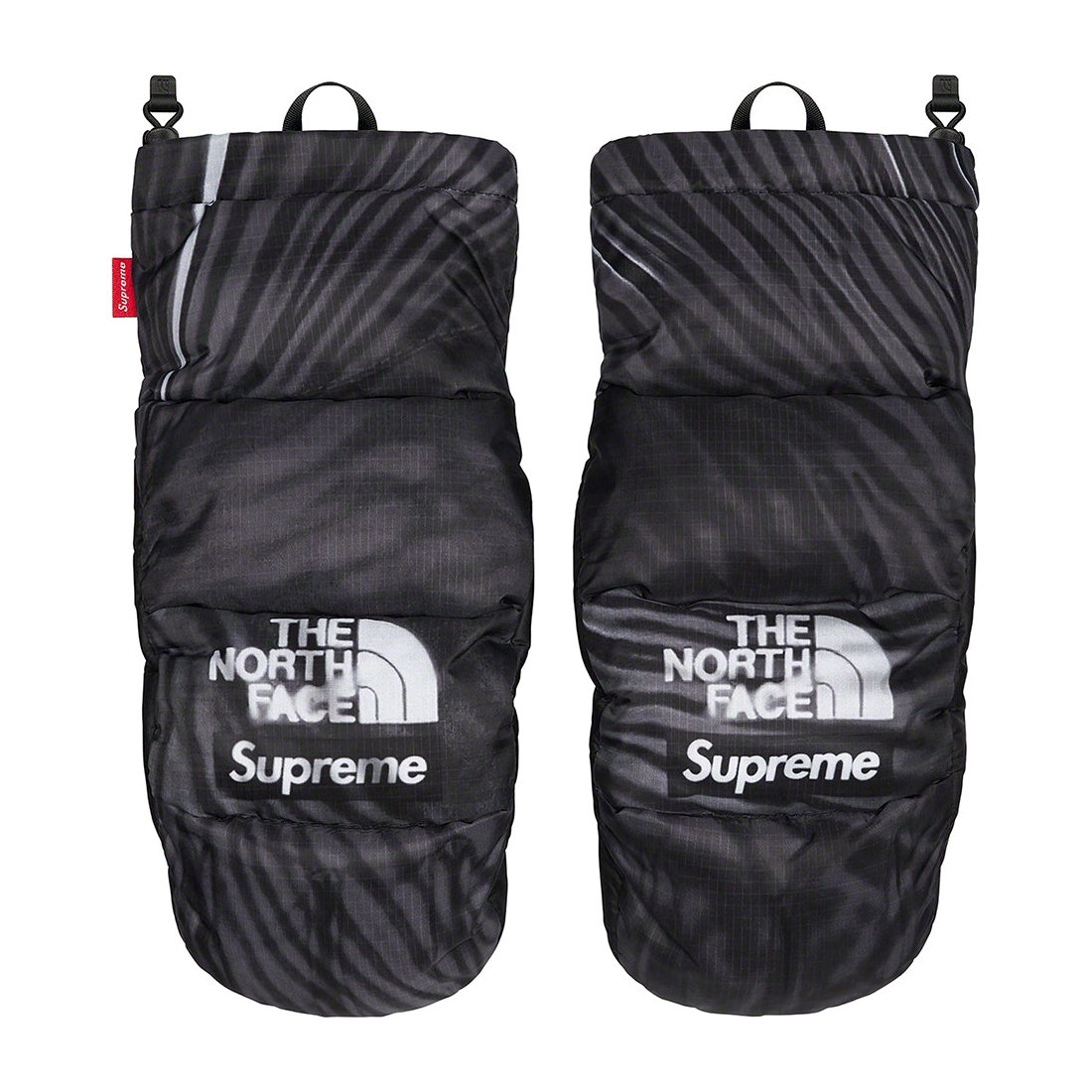 Details on Supreme The North Face Trompe L’oeil Printed Montana Mitt Black from spring summer
                                                    2023 (Price is $98)