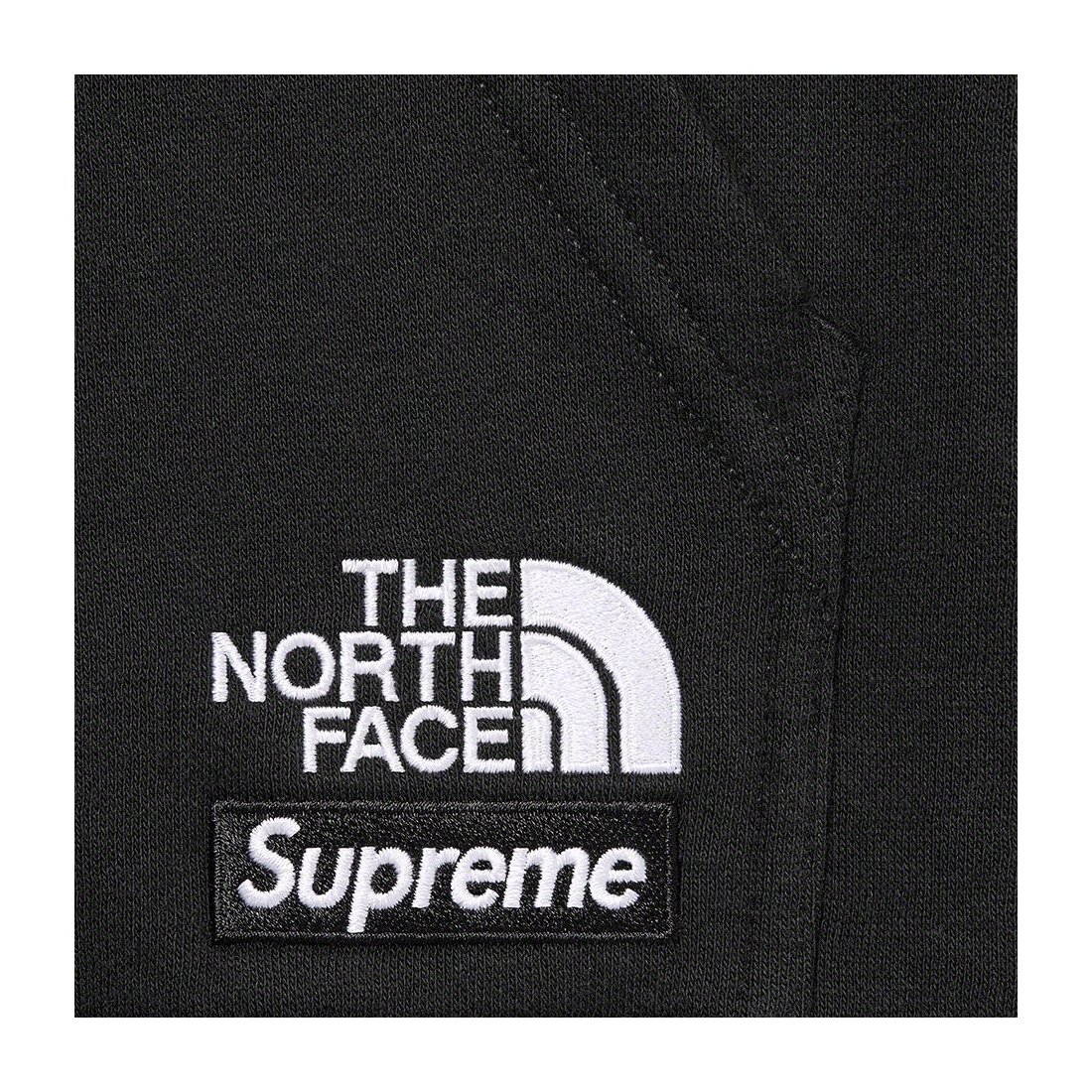 Details on Supreme The North Face Convertible Hooded Sweatshirt Black from spring summer 2023 (Price is $148)