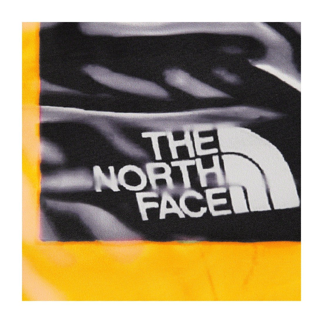 Details on Supreme The North Face Trompe L’oeil Printed Taped Seam Shell Jacket Yellow from spring summer 2023 (Price is $398)