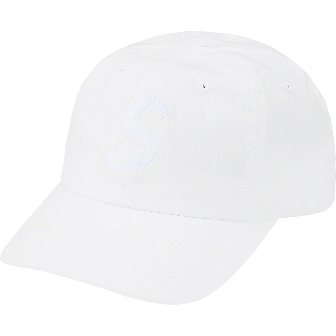 Details on Cordura Ripstop S Logo 6-Panel White from spring summer 2023 (Price is $54)