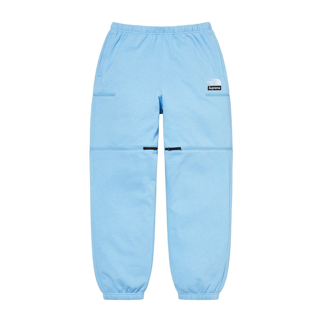 Details on Supreme The North Face Convertible Sweatpant Blue from spring summer
                                                    2023 (Price is $138)