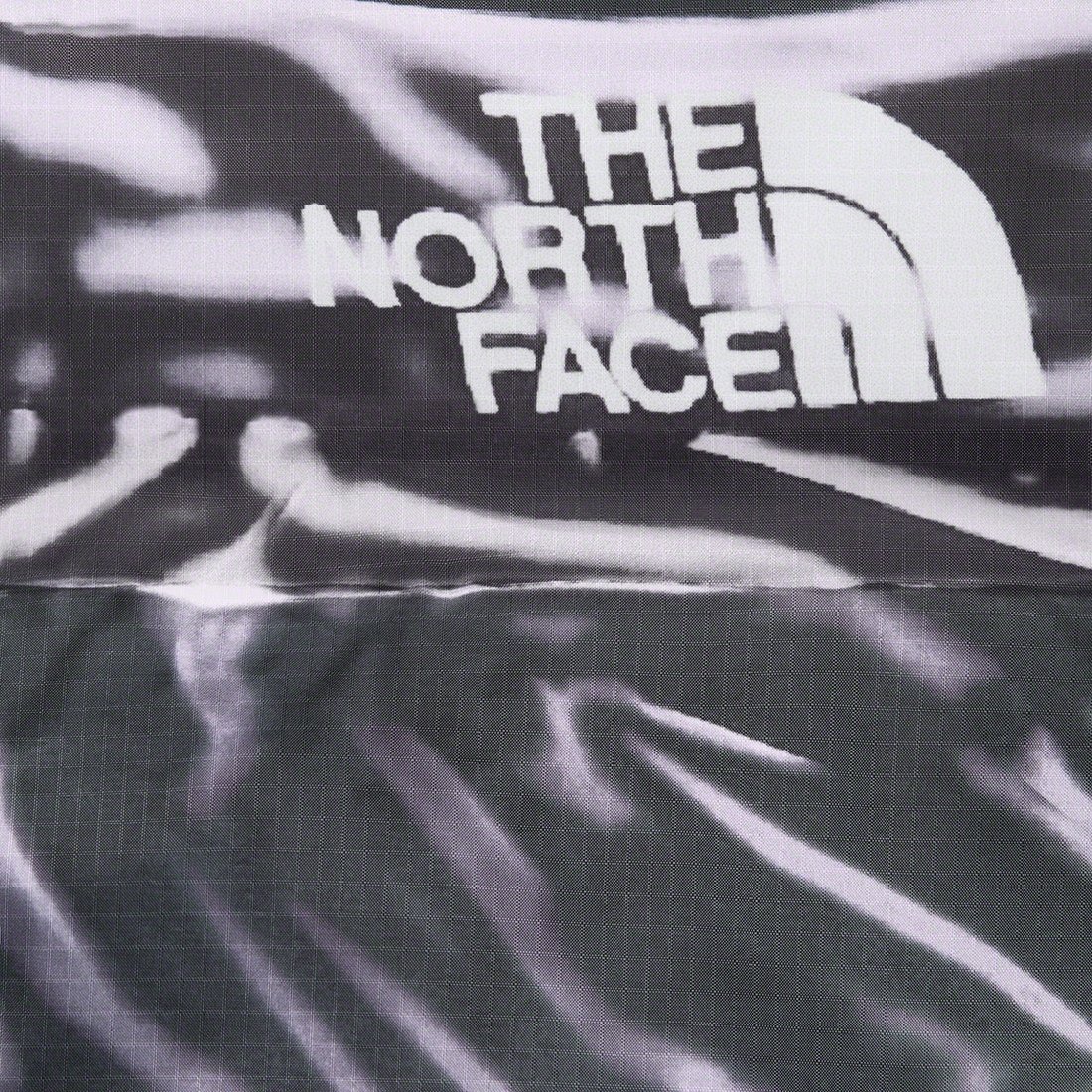 Details on Supreme The North Face Trompe L’oeil Printed Nuptse Jacket Black from spring summer 2023 (Price is $398)