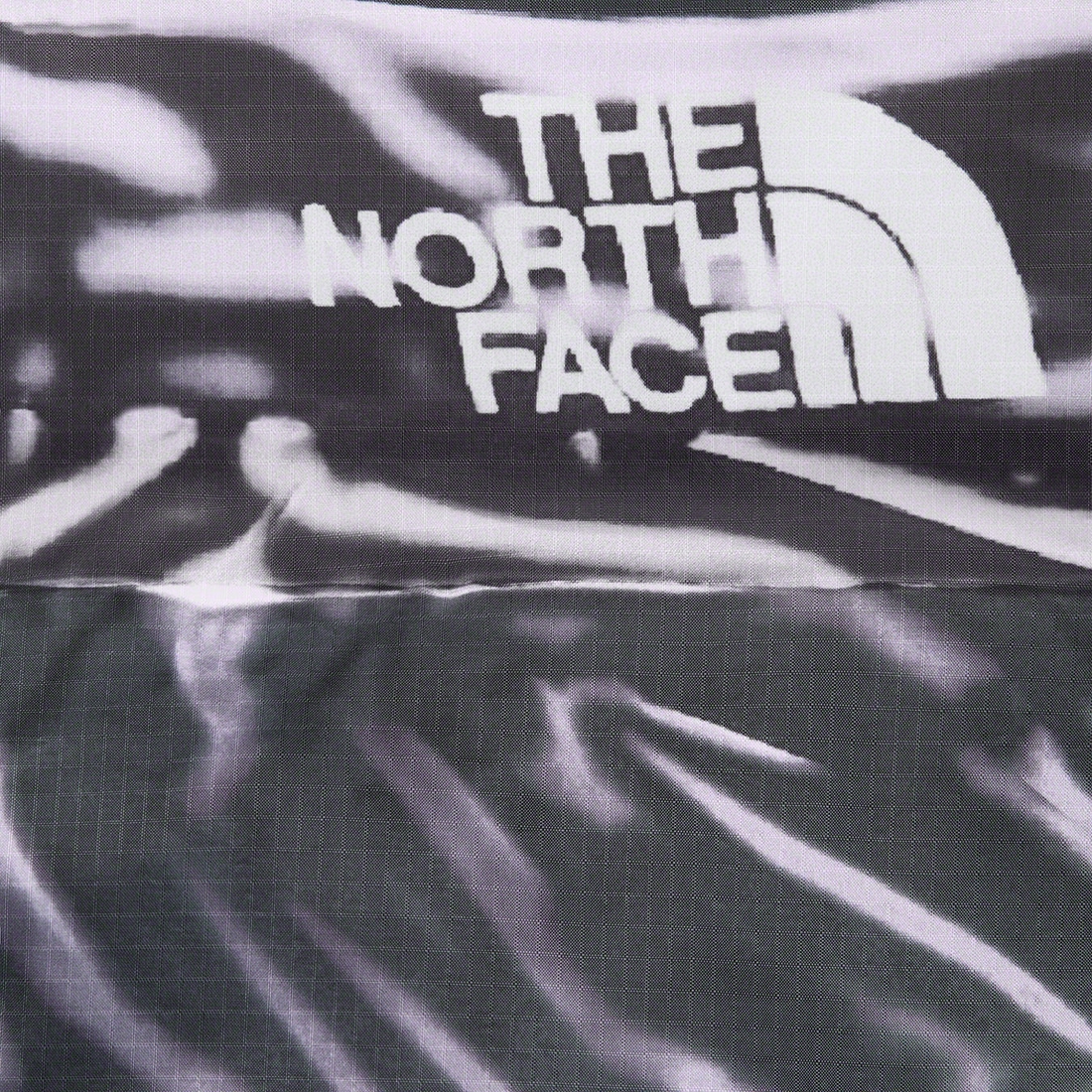 Details on Supreme The North Face Trompe L’oeil Printed Nuptse Jacket Black from spring summer
                                                    2023 (Price is $398)