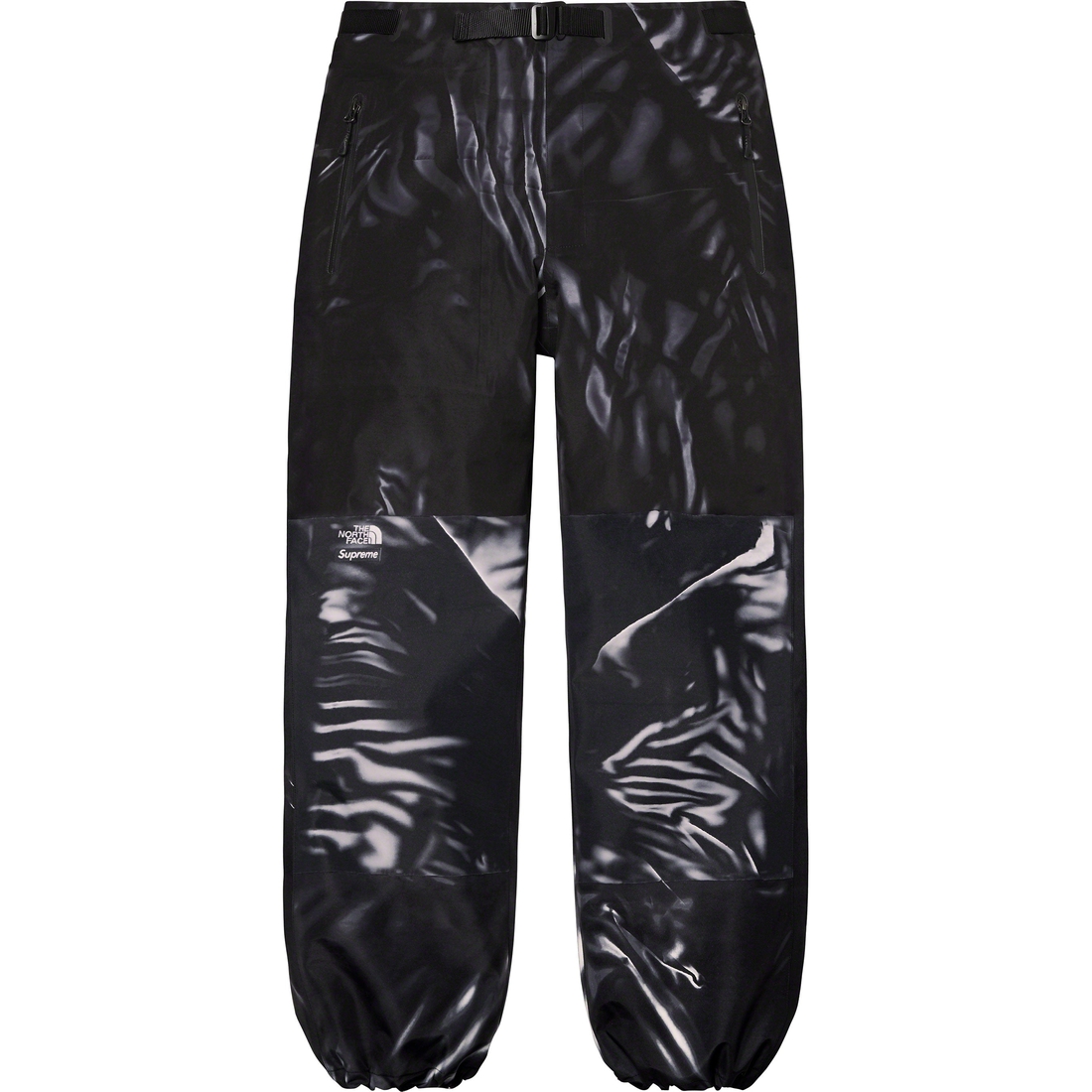Details on Supreme The North Face Trompe L’oeil Printed Mountain Pant Black from spring summer
                                                    2023 (Price is $298)