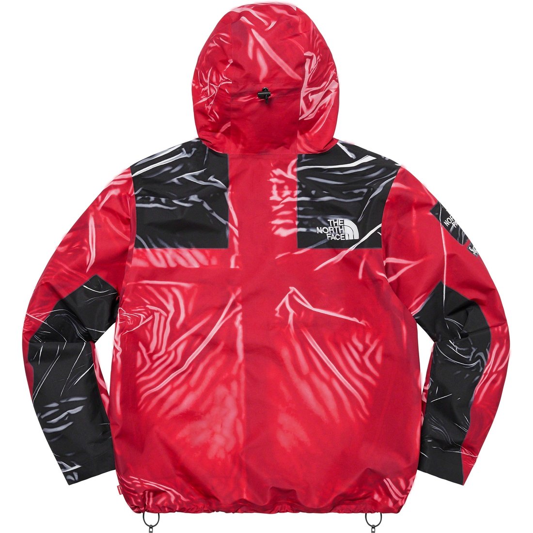 Details on Supreme The North Face Trompe L’oeil Printed Taped Seam Shell Jacket Red from spring summer
                                                    2023 (Price is $398)