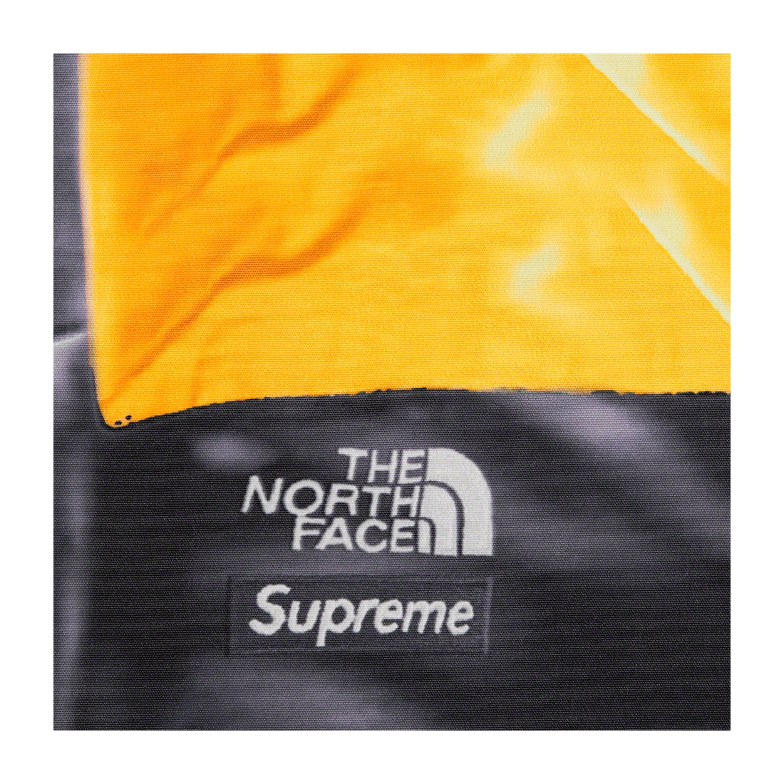 Details on Supreme The North Face Trompe L’oeil Printed Mountain Pant Yellow from spring summer 2023 (Price is $298)